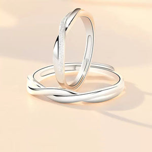 Infinity Mobius Matching Couple Ring