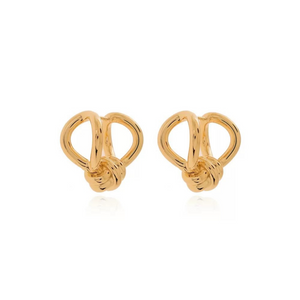 Boucles d'oreilles créoles Infinity Mobius Huggie