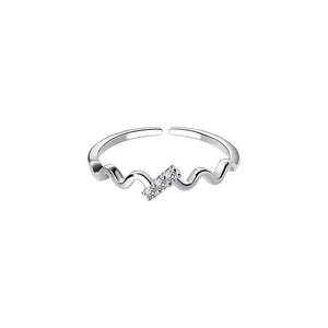 Dainty Ocean Sea Wave Stacking Ring
