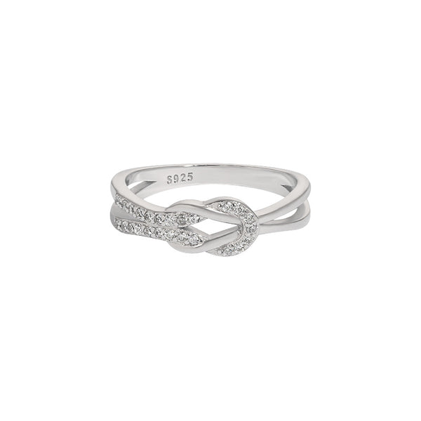 Double Band Knot Ring