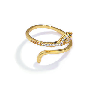 Vintage Snake Stacking Bypass Ring