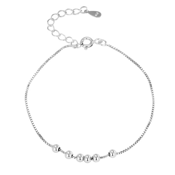 Sterling Silver Beads Bracelet