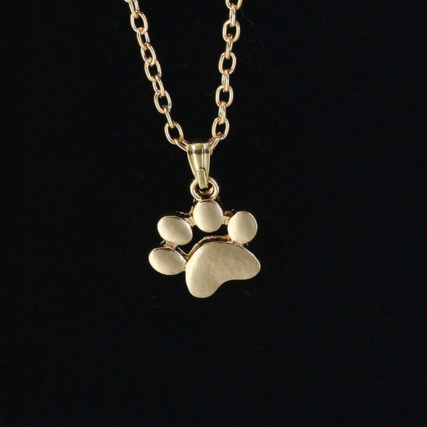 Paw Print Necklace — JustJaynes - Sterling Silver Jewelry