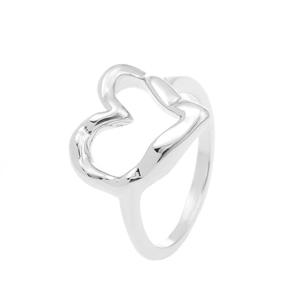 Hollow Out Heart Ring
