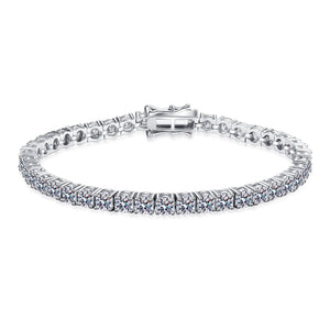 Classic Moissanite Wedding Tennis Bracelet