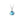 Load image into Gallery viewer, Dainty Aquamarine Charm Necklace
