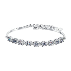 Classic Moissanite Wedding Tennis Bracelet