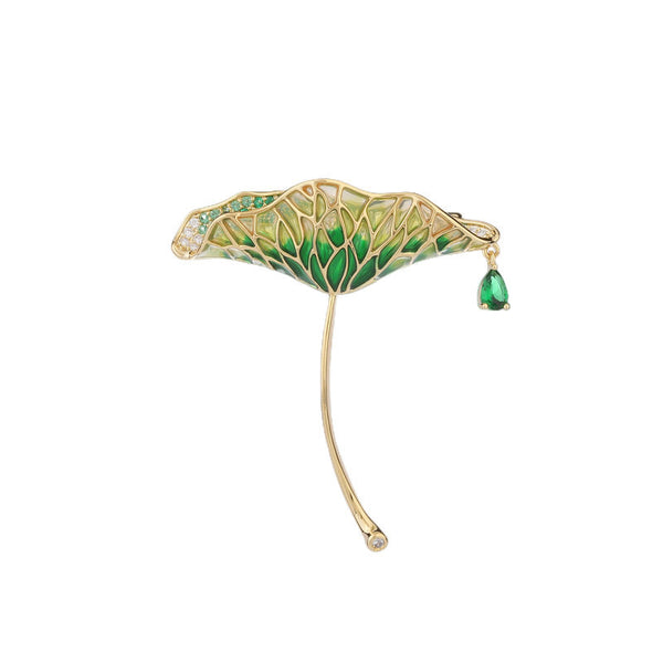 Lotus Leaf Brooch