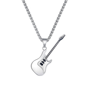 Collana con ciondolo a forma di chitarra classica