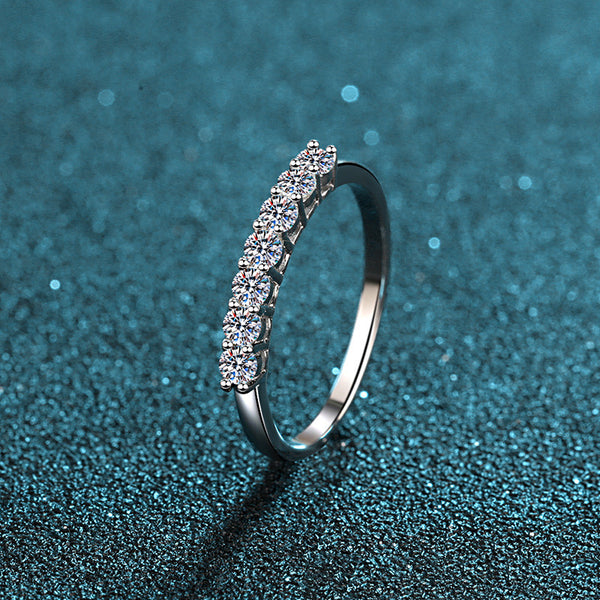 Dainty Moissanite Engagement Ring