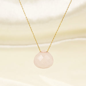 Crystal Raw Stone Pendant Necklace