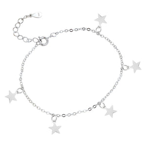 Dainty Star Charm Stacking Bracelet