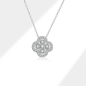 Dainty Four Leaf Clover Charm Necklace