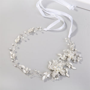 Pearl Leaf Bridal Wedding Headband