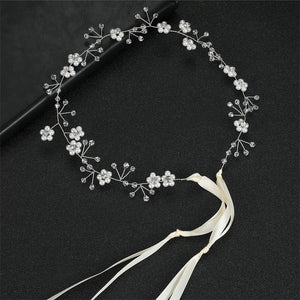 Crystal Pearl Bridal Wedding Headband