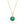Load image into Gallery viewer, Malachite Moon Pendant Necklace
