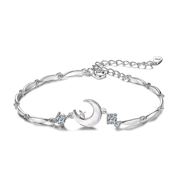 Dainty Star Moon Bracelet