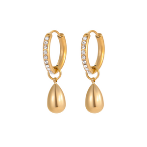 Infinity Mobius Huggie Creolen