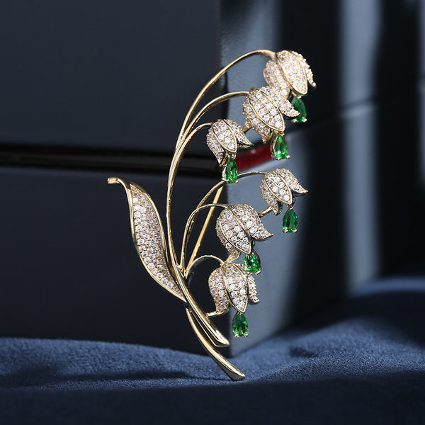 Lily Of The Valley Brooch