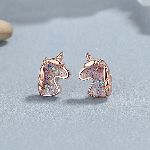 Cute Unicorn Stud Earrings