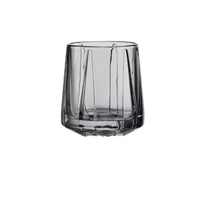Color Stripe Hexagonal Drinking Glass