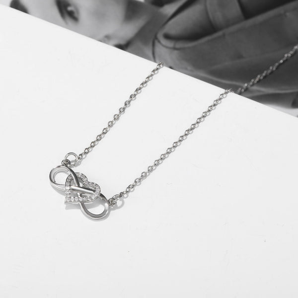 Mobius Strip Heart Necklace