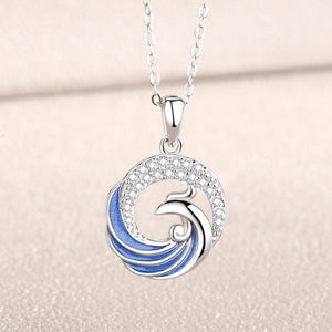 Passende Halskette mit Phönix-Anhänger für Paare