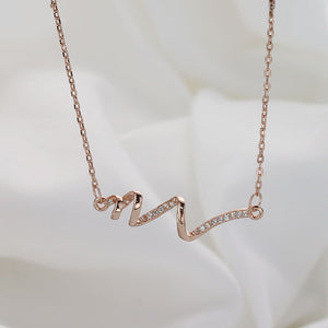 Ocean Sea Wave Beach Pendant Necklace