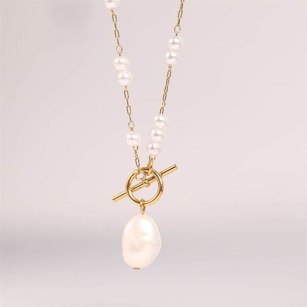 Stackable Natural Pearl Necklace