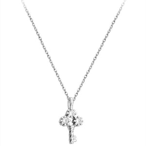 Tiny Small Key Pendant Necklace