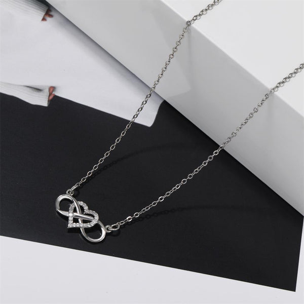 Mobius Strip Heart Necklace