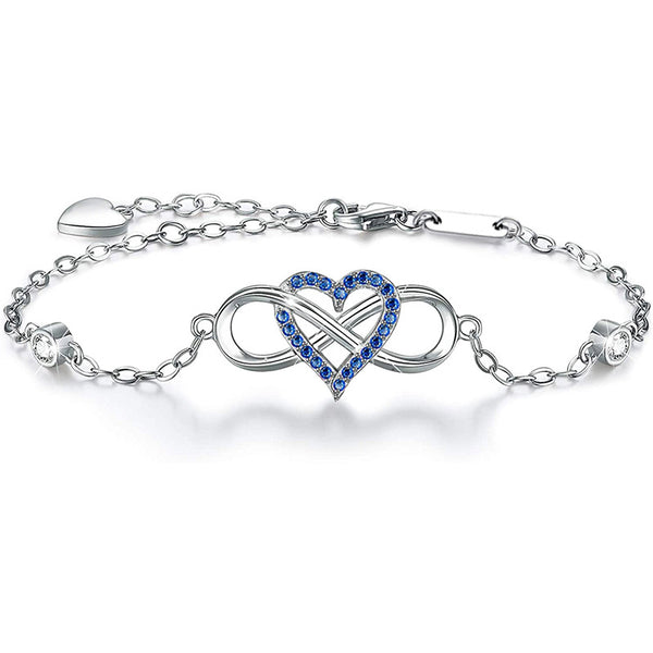 Heart Mobius Strip Bracelet