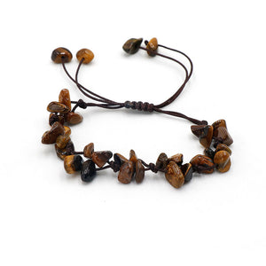 Crystal Stone Braid Rope Cord Bracelet