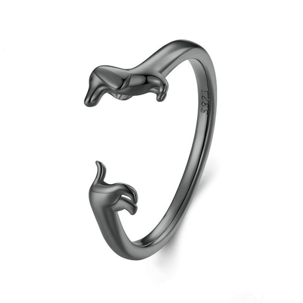 Cute Dachshund Dog Ring