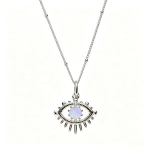 Evil Eye Birthstone Talisman Pendant Necklace