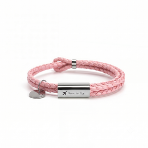 Custom Leather Couple Matching Bracelet