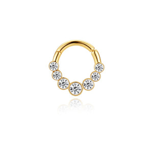 Classic Graduated CZ Cartilage Hoop Earrings