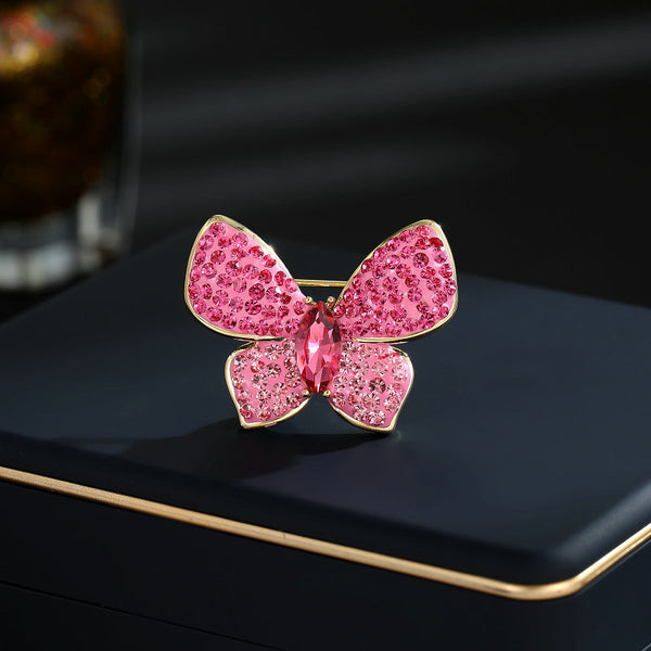 Colored Butterfly Brooch