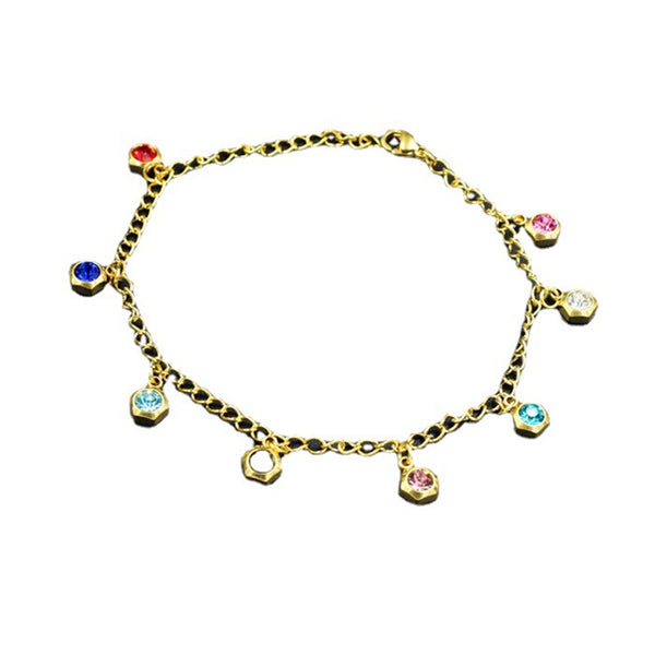 Dainty Colored Boho Anklet