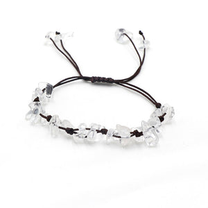 Crystal Stone Braid Rope Cord Bracelet