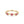 Elegant Triple Marquise Ruby Bead Band Ring