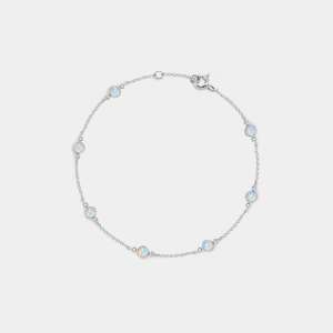Vintage Opal Charm Stacking Station Bracelet