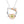 Moissanite Cat Heart Pendant Necklace