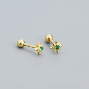 Infinity Mobius Huggie Creolen