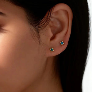 Tiny Star Cartilage Screw Back Stud Earrings