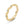 Dainty Gold Brushed Twist Rope CZ Band Ring