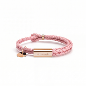 Custom Leather Couple Matching Bracelet