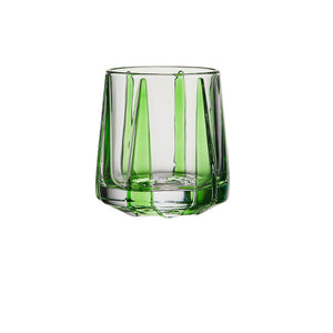 Color Stripe Hexagonal Drinking Glass