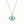 Evil Eye Birthstone Talisman Pendant Necklace