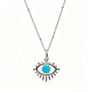 Evil Eye Birthstone Talisman Pendant Necklace